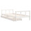 Berkfield Kids Bed Frame with Drawers White 90x200 cm Solid Wood Pine 4