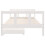 Berkfield Kids Bed Frame with Drawers White 90x200 cm Solid Wood Pine 5
