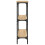 Berkfield Console Table Sonoma Oak 75x22.5x75 cm Engineered Wood 5