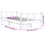 Berkfield Kids Bed Frame with Drawers White 90x200 cm Solid Wood Pine 10