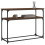 Berkfield Console Table Brown Oak 100x35.5x75 cm Engineered Wood 3