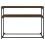 Berkfield Console Table Brown Oak 100x35.5x75 cm Engineered Wood 4