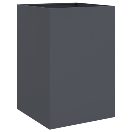 Berkfield Planter Anthracite 52x48x75 cm Steel 1