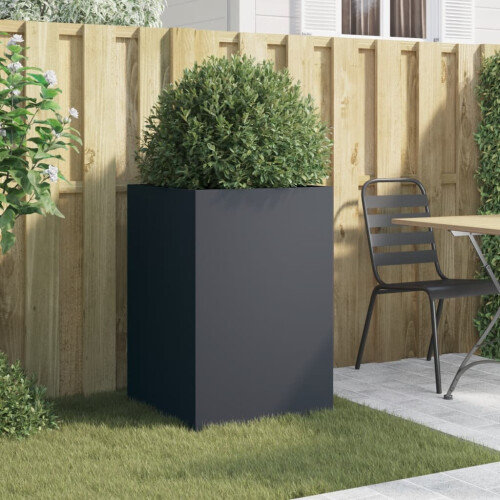 Berkfield Planter Anthracite 52x48x75 cm Steel 2