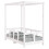 Berkfield Kids Bed Frame White 70x140 cm Solid Wood Pine 2