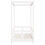 Berkfield Kids Bed Frame White 70x140 cm Solid Wood Pine 5