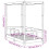 Berkfield Kids Bed Frame White 70x140 cm Solid Wood Pine 9