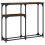 Berkfield Console Table Smoked Oak 90x22.5x75 cm Engineered Wood 2