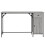 Berkfield Computer Desk Grey Sonoma 131x48x75 cm Engineered Wood 5
