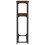 Berkfield Console Table Smoked Oak 90x22.5x75 cm Engineered Wood 5