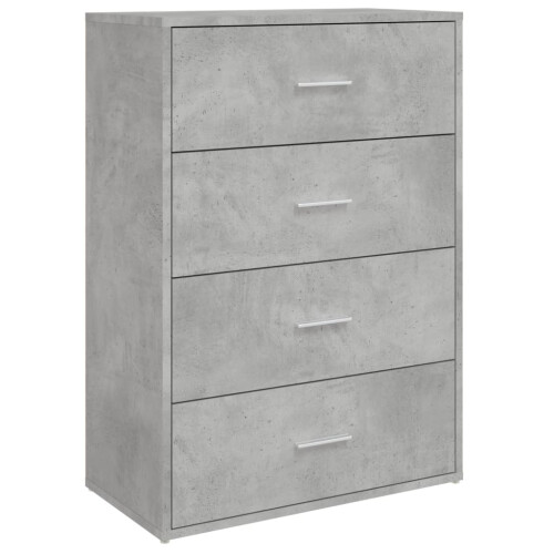 Berkfield Sideboard Concrete Grey 60x31x84 cm Engineered Wood 1