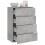 Berkfield Sideboard Concrete Grey 60x31x84 cm Engineered Wood 4