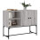 Berkfield Sideboard Grey Sonoma 100x40x79.5 cm Engineered Wood 3