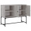 Berkfield Sideboard Grey Sonoma 100x40x79.5 cm Engineered Wood 6