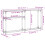 Berkfield Console Table Grey Sonoma 145x22.5x75 cm Engineered Wood 9