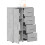Berkfield Sideboard Concrete Grey 60x31x84 cm Engineered Wood 4