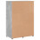 Berkfield Sideboard Concrete Grey 60x31x84 cm Engineered Wood 7