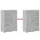 Berkfield Sideboard Concrete Grey 60x31x84 cm Engineered Wood 8