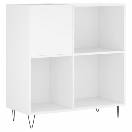 Berkfield Record Cabinet White 84.5x38x89 cm Engineered Wood 1