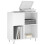 Berkfield Record Cabinet White 84.5x38x89 cm Engineered Wood 3