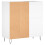 Berkfield Record Cabinet White 84.5x38x89 cm Engineered Wood 6