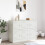 Berkfield Sideboard White 99x39x73 cm Steel 3