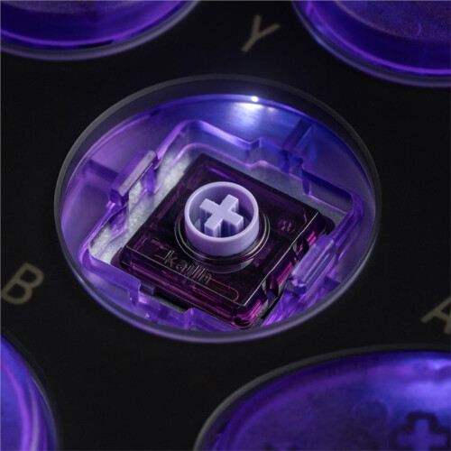 8BitDo All-Button Arcade Controller for  & Windows, Transparent  Signature Edition, 3 Modes 2