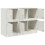 Berkfield Sideboard White 99x39x73 cm Steel 7