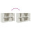 Berkfield Sideboard White 99x39x73 cm Steel 10