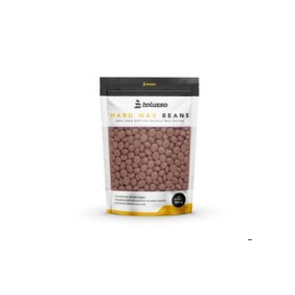 Bolusso Depilatory Wax - Chocolate Pearl - Hot Wax - No Strips - Chocolate Scent