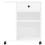 Berkfield Printer Stand with Wheels White 60x40x68.5 cm 5