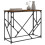 Berkfield Console Table Smoked Oak 100x40x80 cm Engineered Wood 3