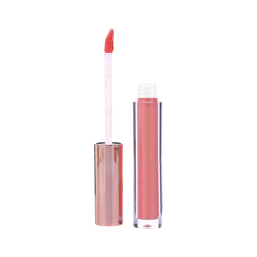 Long Lasting Lip Gloss Non Transfer Liquid Lipstick Metallic Color Moisturizing Smooth Finish