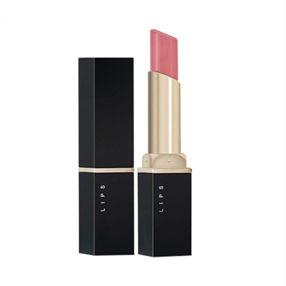 Matte Red Lipstick Long Lasting Non Transfer Velvet Finish Smudge Proof Red Lipstick in Black Tube