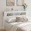 Berkfield LED Headboard White 180x18.5x103.5 cm Engineered Wood 3