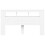 Berkfield LED Headboard White 180x18.5x103.5 cm Engineered Wood 5