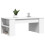 Berkfield Coffee Table White 102x55x42 cm Engineered Wood 3