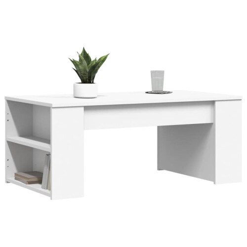 Berkfield Coffee Table White 102x55x42 cm Engineered Wood 2