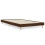 Berkfield Bed Frame without Mattress Brown Oak 90x200 cm Engineered Wood 2