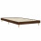 Berkfield Bed Frame without Mattress Brown Oak 90x200 cm Engineered Wood 3