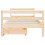 Berkfield Kids Bed Frame with Drawers 80x200 cm Solid Wood Pine 5