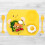 Bee Themed Children's Dinnerware Set with Divided Plate and ChildSized Spoon for Self Feeding 3