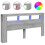 Berkfield LED Headboard Grey Sonoma 200 cm Engineered Wood 2