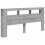 Berkfield LED Headboard Grey Sonoma 200 cm Engineered Wood 5