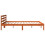 Berkfield Bed Frame without Mattress Wax Brown 200x200 cm Solid Wood Pine 5