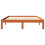 Berkfield Bed Frame without Mattress Wax Brown 140x190 cm Solid Wood Pine 4