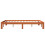 Berkfield Bed Frame without Mattress Wax Brown 140x190 cm Solid Wood Pine 5
