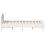 Berkfield Bed Frame without Mattress White 135x190 cm Double Solid Wood Pine 5