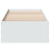 Berkfield Bed Frame without Mattress White 75x190 cm Small Single Engineered Wood 4