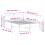 Berkfield Bed Frame without Mattress White 135x190 cm Double Solid Wood Pine 9